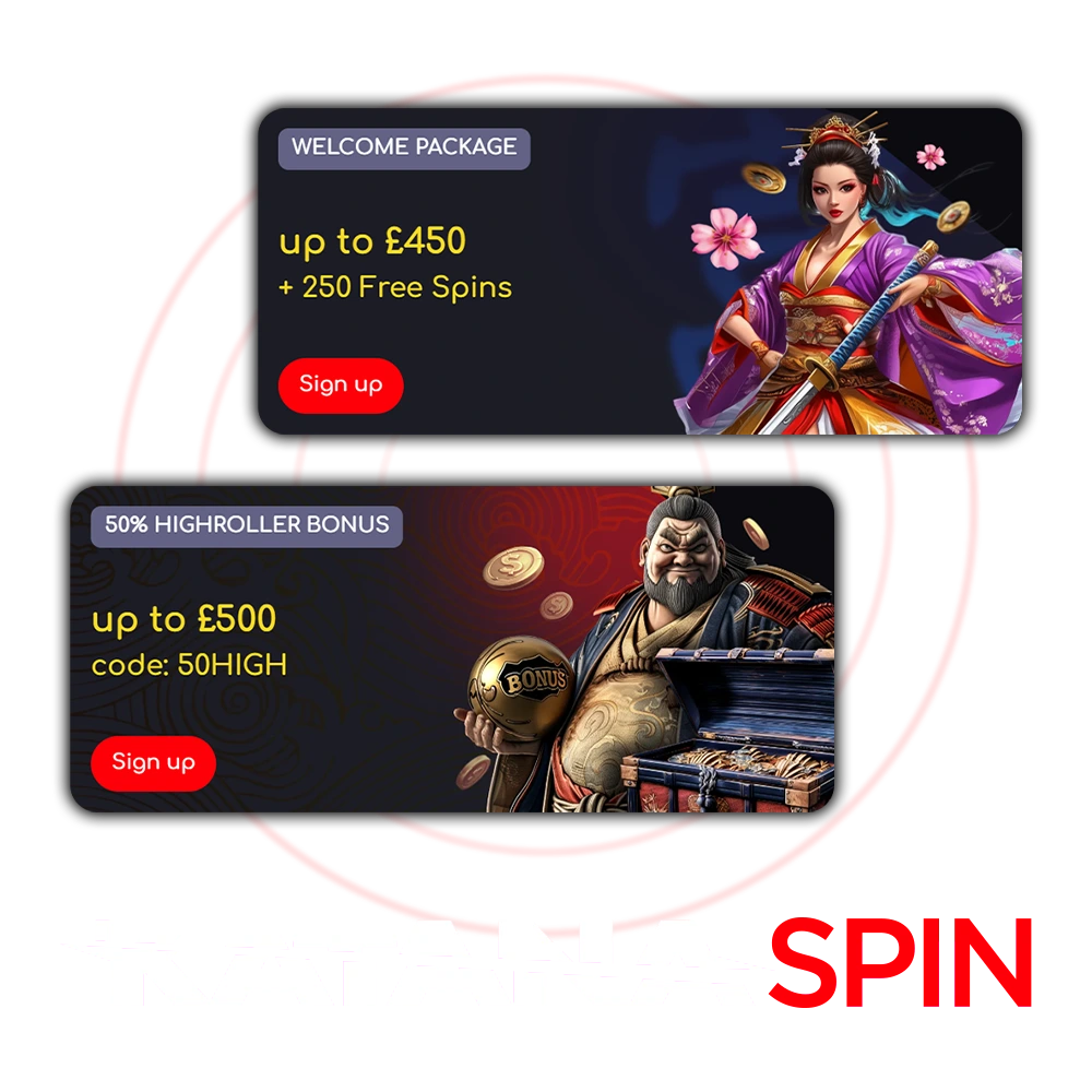 Get your Katanaspin bonus.