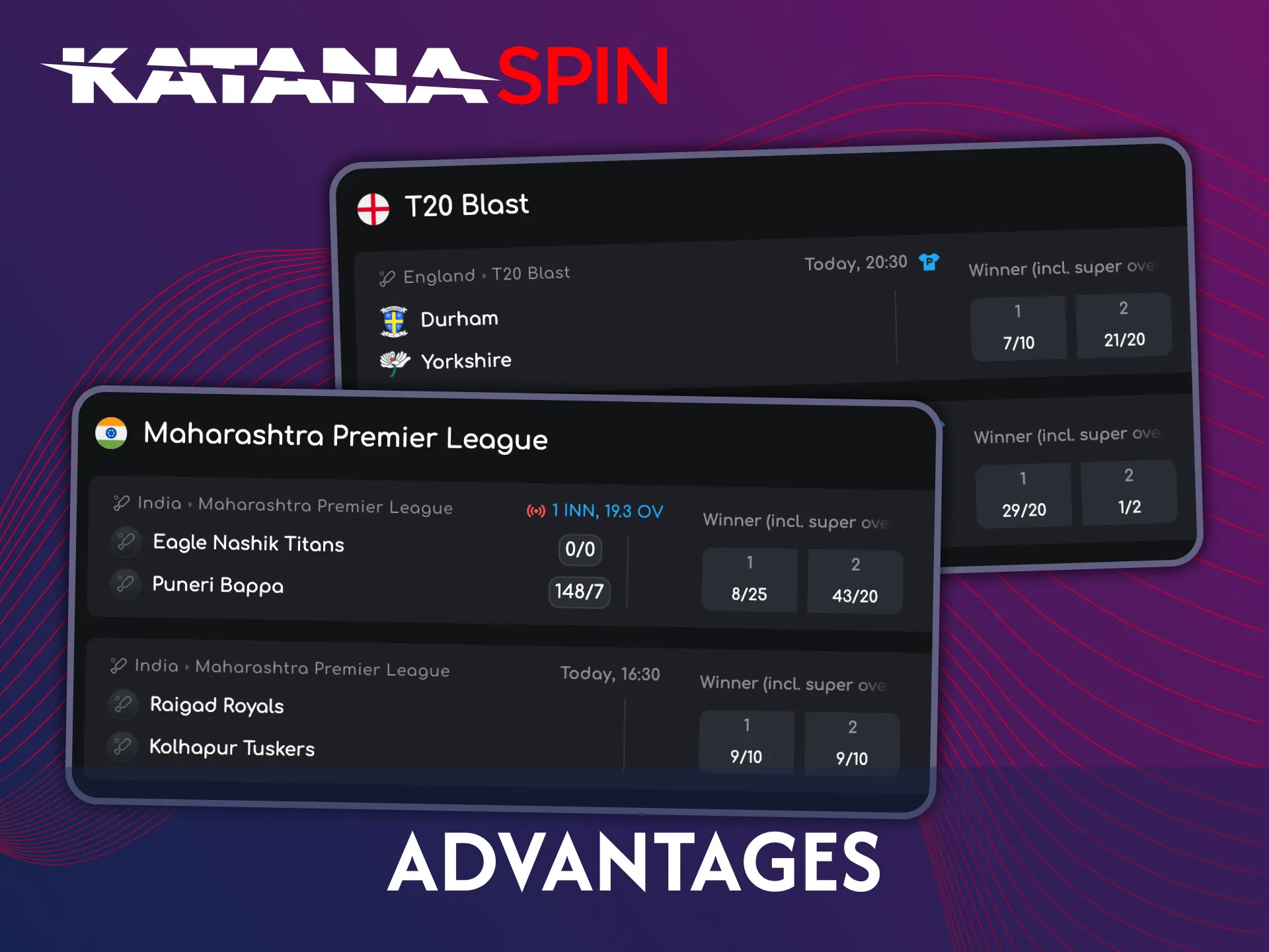 Gat an enjoyable cricket betting experience with Katanaspin platform.