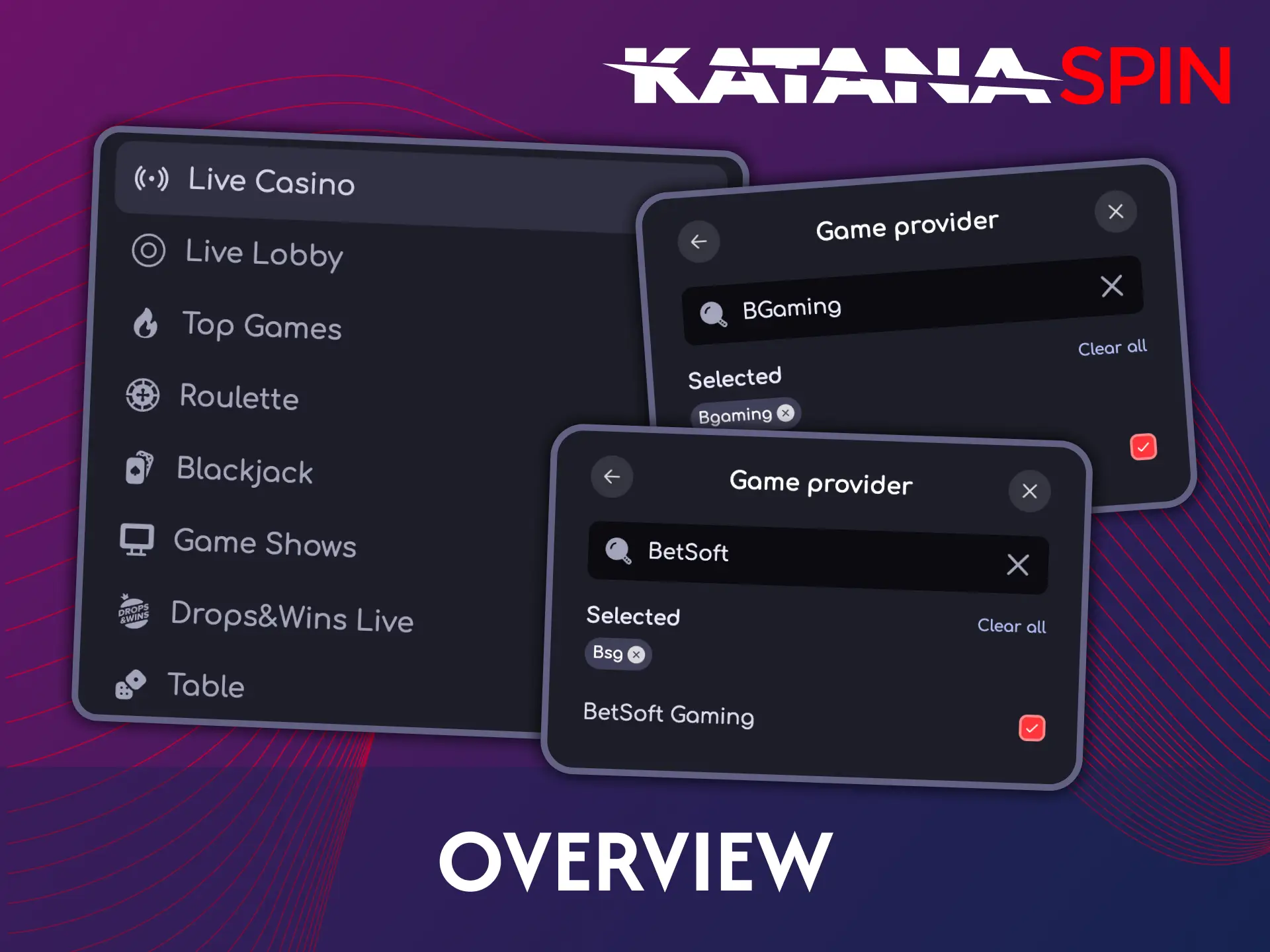 Check out the main benefits of playing live casino at Katanaspin.
