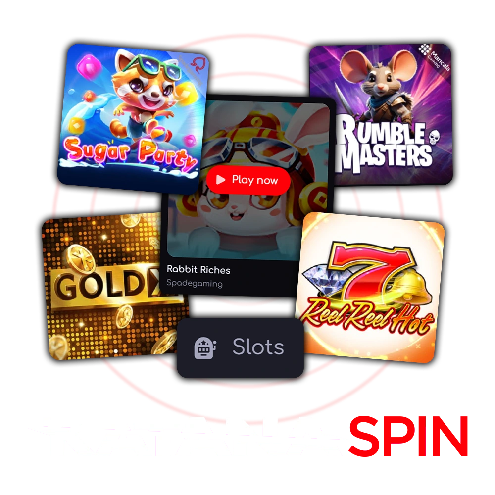 Spin the reels in Katanaspin slot games.