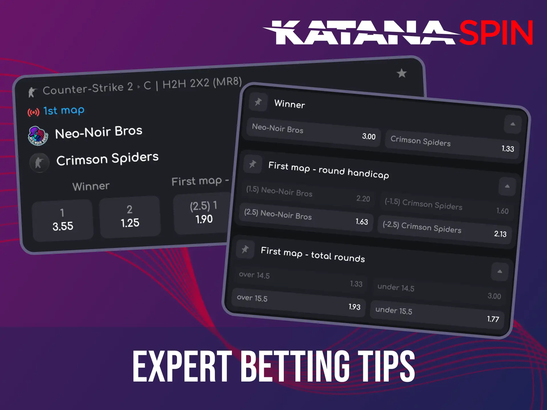 Expert esports betting tips on Katanaspin help minimize risks and increase profits.
